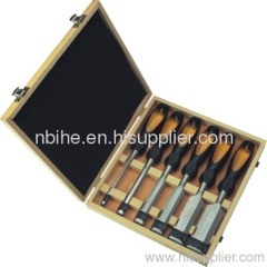 NEW 6pc PROFESSIONAL WOOD CARVING HAND CHISEL TOOL SET Hobby Arts Craft Tools