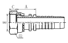 ORFS FEMALE HYDRAULIC HOSE FITTING PIPE FITTING CONNECTOR