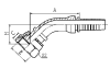 24242/24242-T/24242-W 45° ORFS FEMALE FLAT SEAT HYDRAULIC HOSE FITTING PIPE FITTING COUPLING