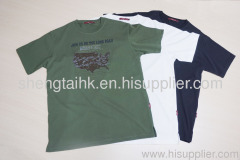 casual round neck mens t shirt