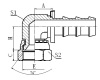 26791K-PO 90° JIC FEMALE 74° CONE SEAT HYDRAULIC HOSE FITTING PIPE FITTING COUPLING