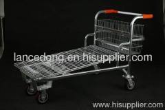 Supermarket Warehouse trolley arrange cart