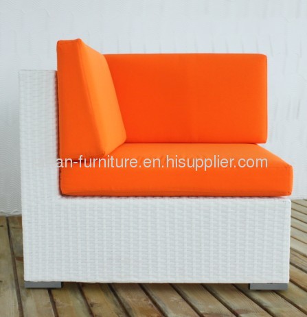 Outdoor wicker patio garden furniture sofa corner chair