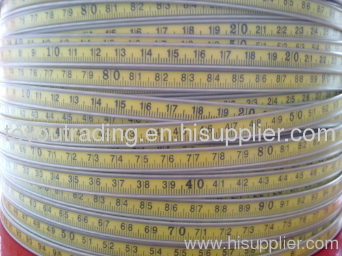 Steel Ruler PE coating water level meter tapes tank gauging tapes