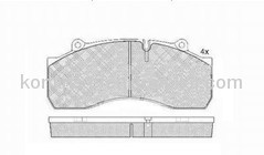 WVA 29185 scania brake pads