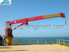 Hydraulic Marine Crane ship crane deck crane cargo crane