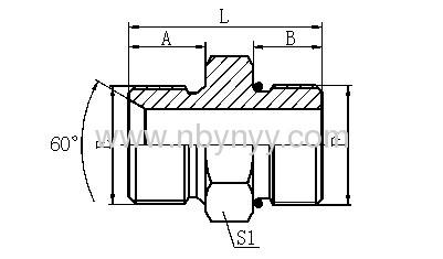 BSP MALE HYDRAULIC HOSE FITTING PIPE FITTING CONNECTOR PARTS