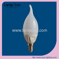 Led candle flame lighting 4W E14 Ceramic F37 SMD2835