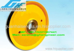 Hot rolling pulley