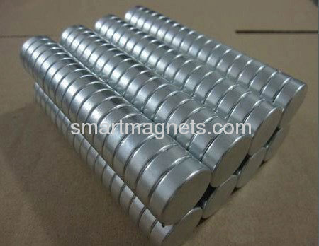 Zinc sintered neodymium disc magnets