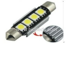 0.8W 4 SMD festoon car bulbs