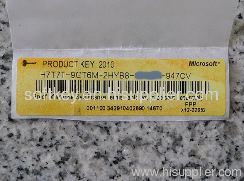 Serial key untuk office 2010