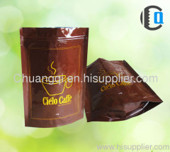 Hot selling stand up pouch with ziplock coffee bag