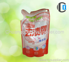 Stand Up Plastic Bag For liquid detergent