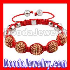 Silver Disco Ball Bead Shamballa Bracelets 2013