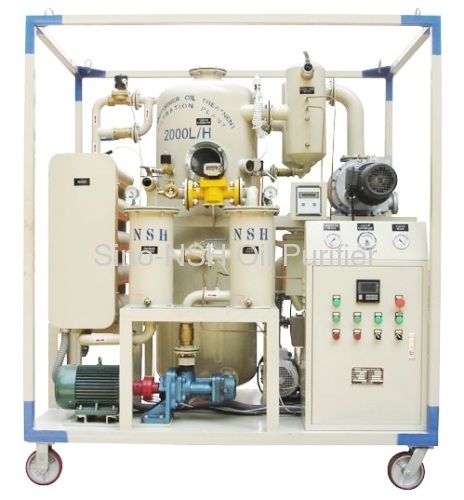 Double-stage High Efficiency Vacuum Insulation Oil Purifier