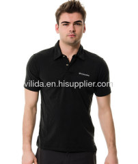 hot sale 100%cotton fashion style plain sports brown mens short sleeve polo t shirts new design