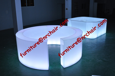 shanghai acrylic LED illuminated portable bar counter