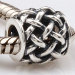 european Silver Weave Beads