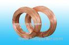 Copper Coated Steel Tube / Low Carbon Welded Refrigeration Copper Tube 6*0.65mm