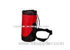 Red and Black 420D Nylon Thermos Promotional Cooler Bags with Shoulder Straps For Food