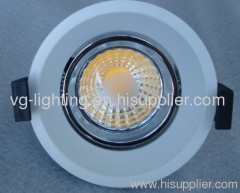 Dia 95X85mm spotlighting 7W Round adjustable COB LED sopt lights