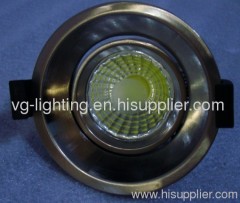 Dia 95X85mm spotlighting 7W Round adjustable COB LED sopt lights