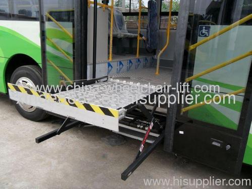 Wheelchair lift for bus handicap wheel chair lift