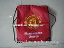 Economic Fashionable Red Promotional Drawstring Backpacks For Decoration, Gifts