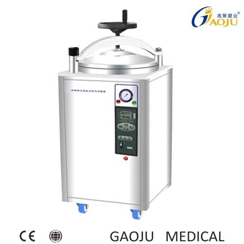 Vertical stainless steel pressure steam sterilizer 50L cheaper style