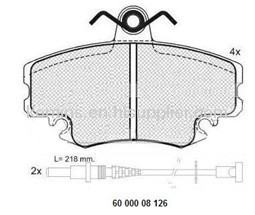 6000008126 RENAULT BRAKE PADS