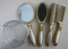 Plastic hair brush set ,plastic hair combs set , fashion hairbrush