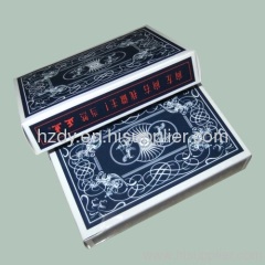 Playing cards and cards packaging box