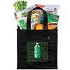 OEM / ODM Recycled Black PET Bag, RPET Shopping Bags For Supermarket