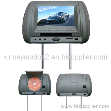 Headrest Pillow DVD and Monitor
