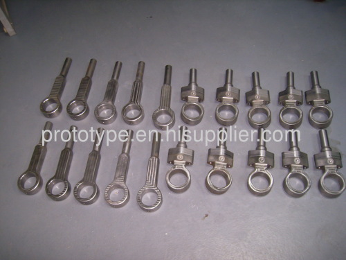 Small batch processing of metal parts