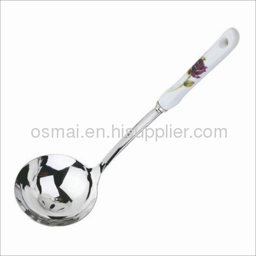 Ceramic handle spoon