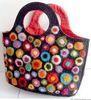 Cute Handmade Felt Bags, Flower Decoration Felt Hollow-carved Bag For Girls