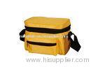 Yellow Polyester or Nylon Insulated Lunch Bags With PP Webbing Handle 30431