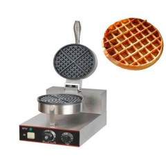 Single electric waffle iron