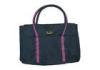 600D Polyester with PVC Backing Large Travel Tote Bags With Button For Daily Use
