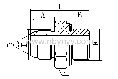 JIS GAS MALE HYDRAULIC ADAPTER FITTING ELBOW PIPE