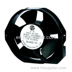 High reliability ac external rotor motor axial fan