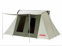 Camping 4-person canvas tent