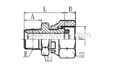 BSPT MALE CONNECTORS HYDRAULIC ADAPTER FITTING PIPE TRANSITION CONNECTOR