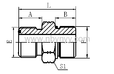 ORFS MALE HYDRAULIC ADAPTER FITTING ELBOW PIPE FITTINGS