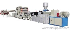 PVC plastic building templates production line