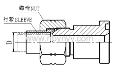 JIC MALE 74°CONE FLANGE HYDRAULIC ADAPTER FITTING ELBOW PIPE