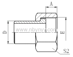 BUTT-WELD HYDRAULIC ADAPTER FITTING ELBOW PIPE FITTING