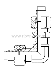 6Q9 6Q9-LN 6Q9-RN 6Q9-LN/RN 90° ELBOW METRIC MALE 74° CONE BULKHEAD HYDRAULIC ADAPTER FITTING ELBOW PIPE FITTING